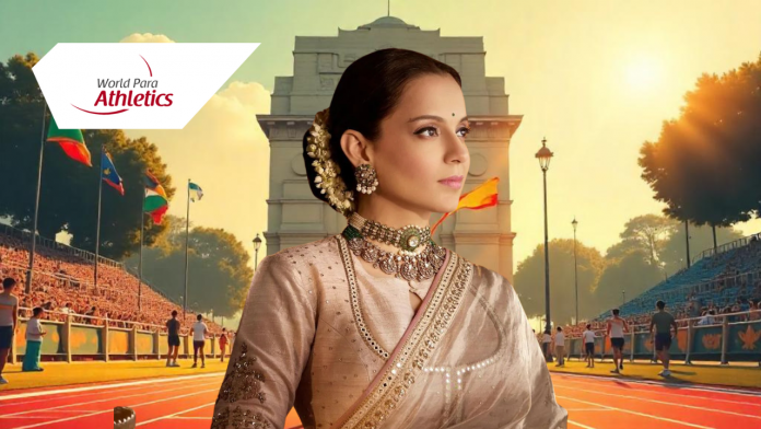 New Delhi to Host 186-Event Para Athletics Championship; Kangana Ranaut Roped In as Face of the Global Sporting Spectacle Image-of-world-para-athelatics.png