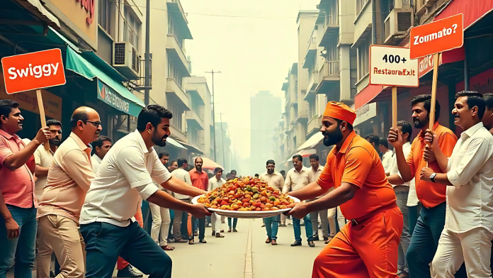 Image of zomato and swiggy