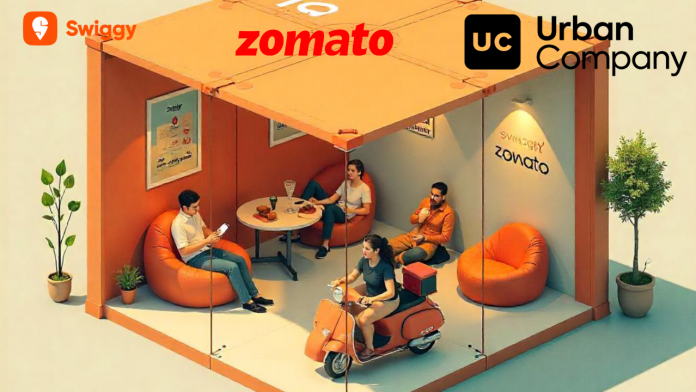 Image of zomato and urban company