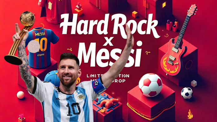 Hard Rock Cafe Teams Up with Lionel Messi for Limited-Edition Merch Drop as Global Soccer Tournament Fever Rises Imahe of Hard Rock