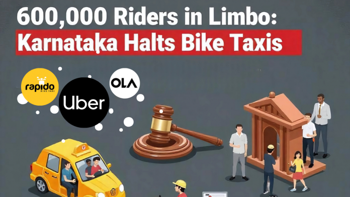 Karnataka High Court Halts Rapido, Ola, Uber Bike Taxis: 600,000 Riders Face Unemployment, ₹700 Cr Earnings at Stake Image of quick commerce