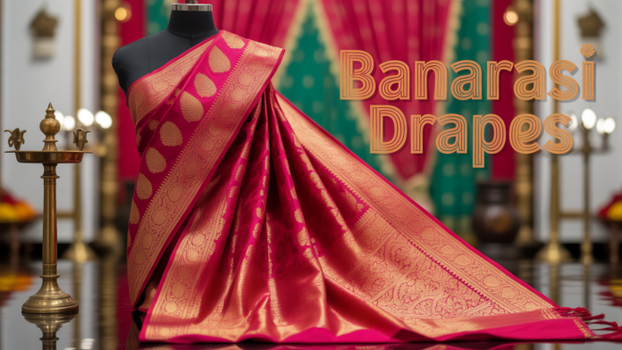 Image of banarasi drape