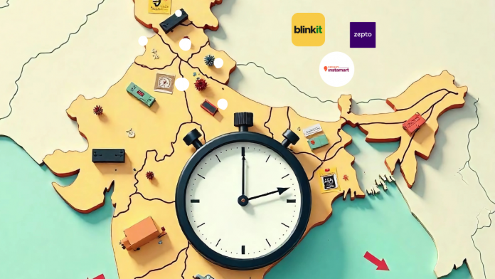 India’s Quick Commerce Boom: Blinkit, Instamart & Others Clock ₹64,000 Cr in Orders in FY25: Set to Triple by FY28 image of Quick Commerce